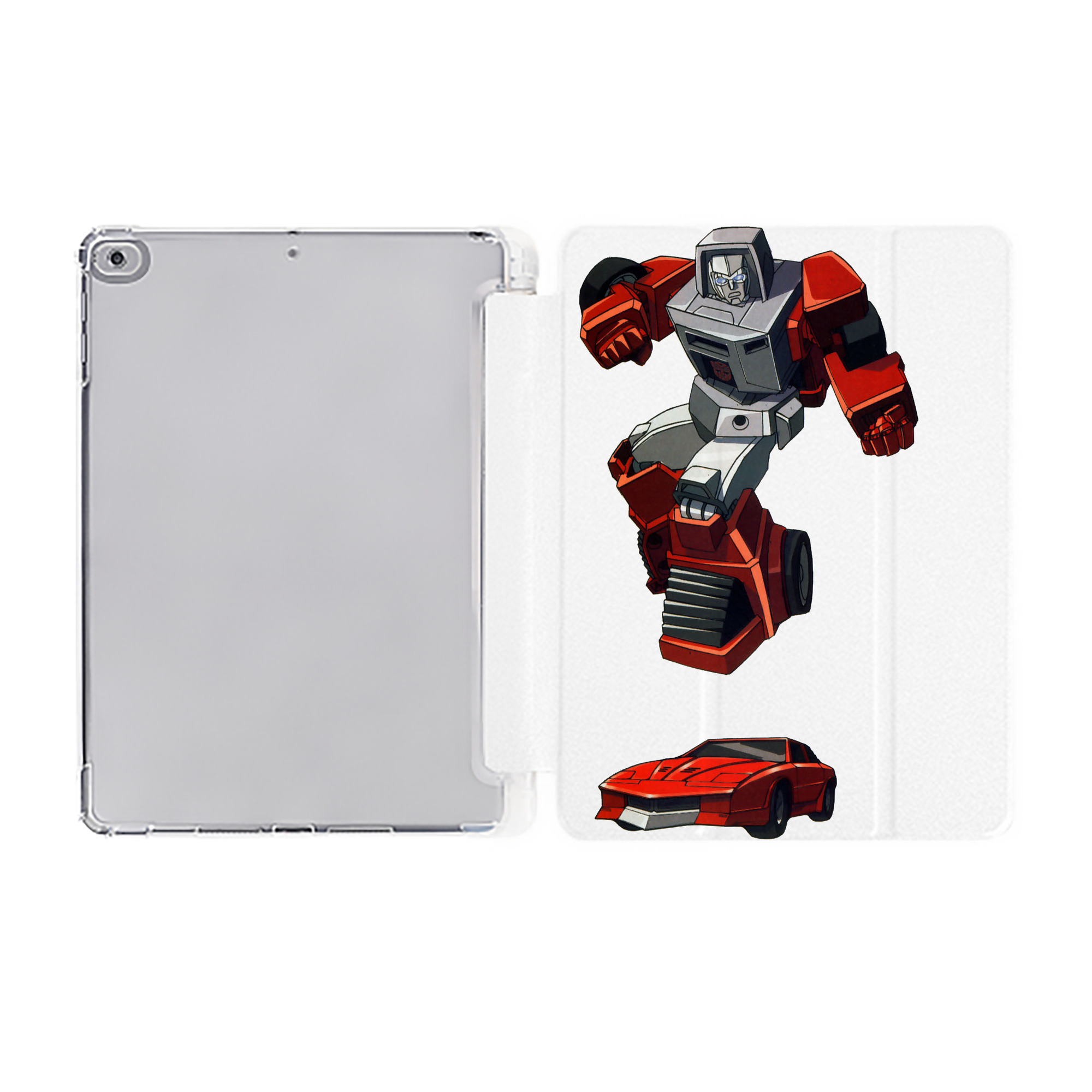 （画像用）  IPad ケース ペン収納付き 三つ折りスタンド PUレザー×シリコン 対応機種9.5/10.5/10.9インチ
